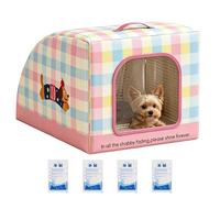 Casa Refrescante Para Perros,Refugio Portátil Aislante con Asa | Estación de Enfriamiento para Gatos | Para Mascotas Callejeras, Dormitorio, Salón, Balcones, Patios Interiores, Patio, Jardín, Traspati