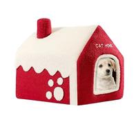 Casa Suave de Perro Aislada Antideslizante Impermeable en Forma de Iglú | para Mascota Cálido Invernal para Interiores Apartamento Dormitorio Sala de Estar Residencia Universitaria Mirador Balcón