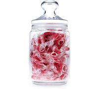 Casa Vivente Bombonera Tarro para Bombones con Tapa Recipiente de Vidrio para Golosinas Decoración para Cocina Idea de Regalo para Mujeres y Hombres