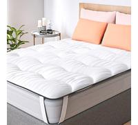 CASABEL - Cubrecolchón Nube de 80 x 200 cm de Microfibra - Confort Optimal - Suave, antiácaros, Transpirable, para colchón de 1 Plaza para Adultos y niños, Clic Clac, BZ
