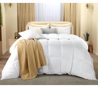 Casabella Edredón Individual de 13,5 TOG, edredón Comodidad Durante Todo el año, Funda Suave al Tacto, hipoalergénico, Lavable a máquina, Individual (135 x 200 cm)