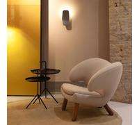 Casablanca Ashiya aplique de pared LED, negro esmeralda True