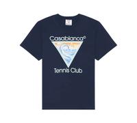 Casablanca - Camiseta con icono del Tennis Club estampado - Tops - Hombre - Azul - L -