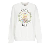 Casablanca - Casa Way Mountain Sweatshirt - Sweatshirts & Hoodies - Mujer - Blanco - S -
