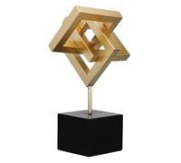 Casablanca Connect - Objeto Decorativo (Metal, 40 x 23 cm), Color Dorado Mate