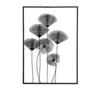 Casablanca Decoración de pared, metal, negro, altura 70 cm