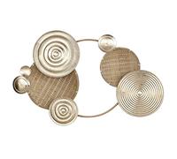 Casablanca - Decoración de pared (tamaño XL, de metal, color: tonos naturales, plateados-dorado, 52 x 82 cm)