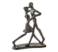 Casablanca - Escultura de diseño Dancing (Hierro bruñido, 17 cm)