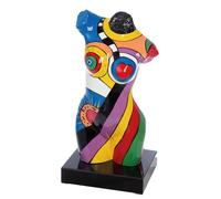 Casablanca Escultura Torso - Resina/Mármol - Multicolor - Brillante - Altura 53 cm - Esculturas - Decoración - Arte - Accesorios para el hogar