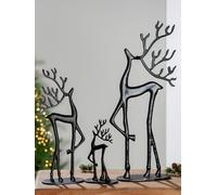 Casablanca - Figura Decorativa (Aluminio, 37,5 cm), diseño de Reno, Color Negro