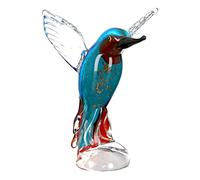 Casablanca - Figura Decorativa de Escultura de Vidrio (22 cm), diseño de pájaro Pescador