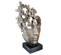 Casablanca - Figura Decorativa (Resina, 30 cm), Color Bronce