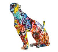 Casablanca - Figura Decorativa (Resina, 33 cm), diseño de Guepardo, Multicolor