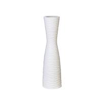 Casablanca Jarrones Decorativos, Cerámica, Blanco, 16 cm
