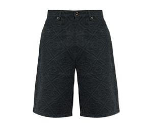 Casablanca - Laser Monogram Denim Shorts - Shorts - Hombre - Negro - W30 -
