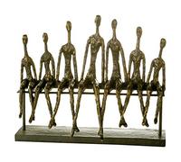 Casablanca modernes Design Escultura de Resina de Metal, Color Bronce, Altura de 35 cm