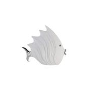 Casablanca modernes Design Figura Decorativa, Resina, Blanco, Höhe 26 cm