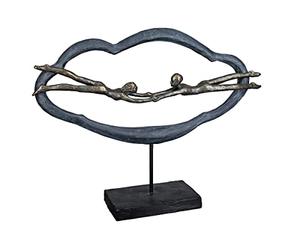 Casablanca modernes Design GILDE 89383 Love is in The Air Poly Grey 89383 - Ancho 41 cm Altura 32 cm
