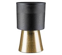 Casablanca NAMA - Maceta cilíndrica (Aluminio, 29 x 18 cm), Color Negro craquelado