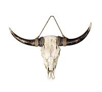 Casablanca - Objeto de pared - búfalo - Poli, blanco/marrón