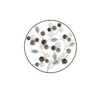 Casablanca Objeto Decorativo de Metal con pájaro - Decoración de salón - Diámetro 61 cm