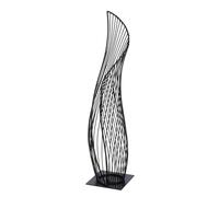 Casablanca - Objeto Decorativo (Metal, 57 x 14 cm), Color Negro Mate