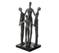 Casablanca Sculpture Deco Figure Group - Grupo - Familia - Marrón - Poli - Altura 30 cm