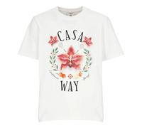 Casablanca - Casa Way Orchid Classic T-Shirt - Tops - Hombre - Blanco - M -