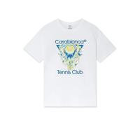 Casablanca - Tennis Club Icon Tee - Tops - Mujer - Blanco - M -