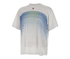 Casablanca - Tennis Tech Short Sleeve T-Shirt - Tops - Hombre - Multicolor - S -