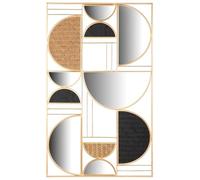 Casablanca Vienna - Relieve de pared (metal, rectangular, 92 x 57 x 2 cm), color dorado