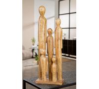 Casablanca We Are Family - Escultura de Madera de Mango (53 x 18 x 9 cm), diseño de Familia