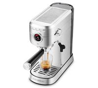 CASABREWS 5418 PRO Cafetera Espresso con Calentamiento Rápido y Vaporizador | Lista en 5s, 2+ bebidas de leche seguidas, bomba 20 bares, manómetro y espumador profesional para latte y cappuccino