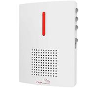 CASAcontrol Accesorio para ampliación de timbre: receptor inalámbrico para timbre de puerta FTK-120, luz y tono, hasta 100 m, blanco (timbre de diseño inalámbrico)