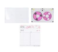 Casadas de cassette para grabación de audio bajo ruido, salida, calidad de sonido clara, construcción de PC y aluminio, 46 minutos de grabación, ideal para músicos y bandas (Purple)