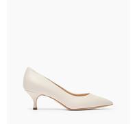 Casadei Julia Leather Pumps - Mujer Zapatos De Salón Y Destalonados Ecrù 36