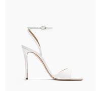 Casadei Julia Leather Sandals - Mujer Sandalias White 40