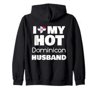 Casado Caliente Dominicano Amo a Mi Caliente Marido Dominicano Sudadera con Capucha
