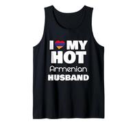 Casado con el Hombre Caliente de Armenia Amo a mi Esposo armenio Caliente Camiseta sin Mangas
