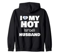 Casado con el Hombre Caliente de Israel Amo a mi Caliente Esposo israelí Sudadera con Capucha