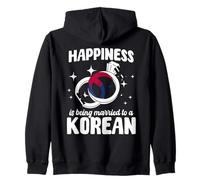 Casado con un cónyuge Coreano Corea Diseño Coreano Amor Matrimonio Sudadera con Capucha