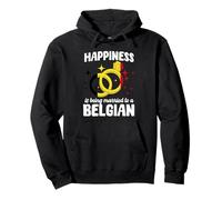 Casado con un diseño belga Esposa belga Marido belga Sudadera con Capucha