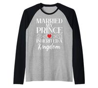 Casado mi príncipe heredó una nuera del Reino Camiseta Manga Raglan