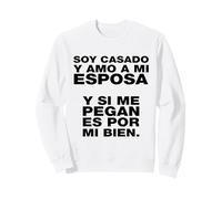 Casado y Mandilón Father's Day Dad Husband Latinx Mexicans Sudadera
