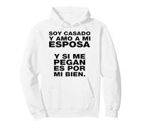 Casado y Mandilón Father's Day Dad Husband Latinx Mexicans Sudadera con Capucha