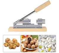 Casador Manual de Cascanueces Partidor de Almendras Manual Presión Frutos Secos Alicates Herramienta de Apertura Partidor de Nuez de Madera Manual para Avellanas Nueces Almendras Macadamia