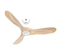 CasaFan 312219 Eco Genuino Ventilador de Techo con Mando a Distancia 7W 122cm Madera/Blanco
