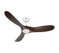 CasaFan 312220 Eco Genuino Ventilador de Techo con Mando a Distancia 7W 122cm Nuez/Blanco