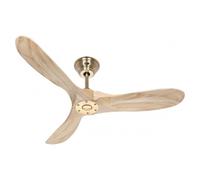 CasaFan 312222 Eco Genuino Ventilador de Techo 7W 152cm Latón Antiguo/Madera Natural