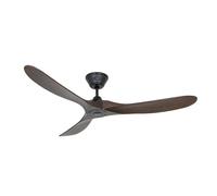 CasaFan 315217 Eco Genuino Ventilador de Techo con Mando a Distancia 14W 152cm Nogal/Negro Mate